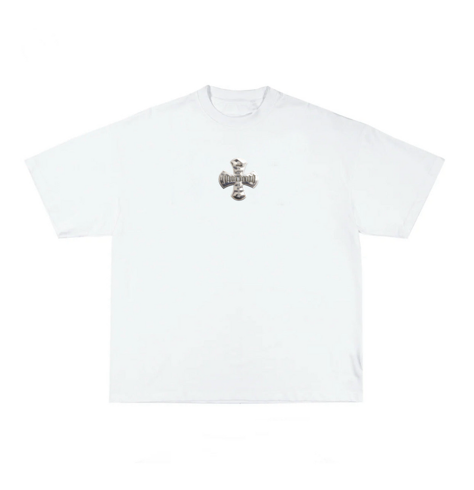 Polo White Chain Cross