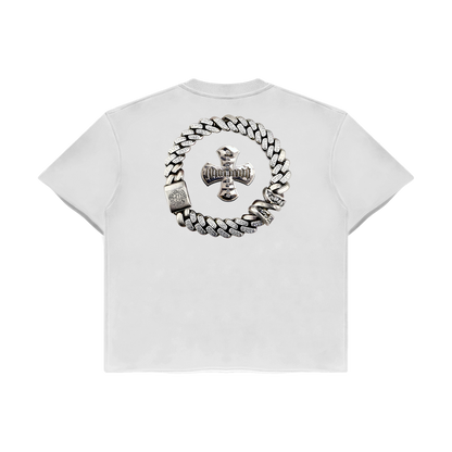 Polo White Chain Cross