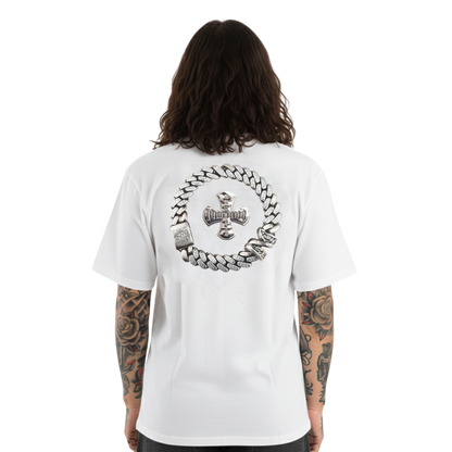 Polo White Chain Cross