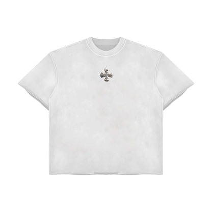 Polo White Chain Cross